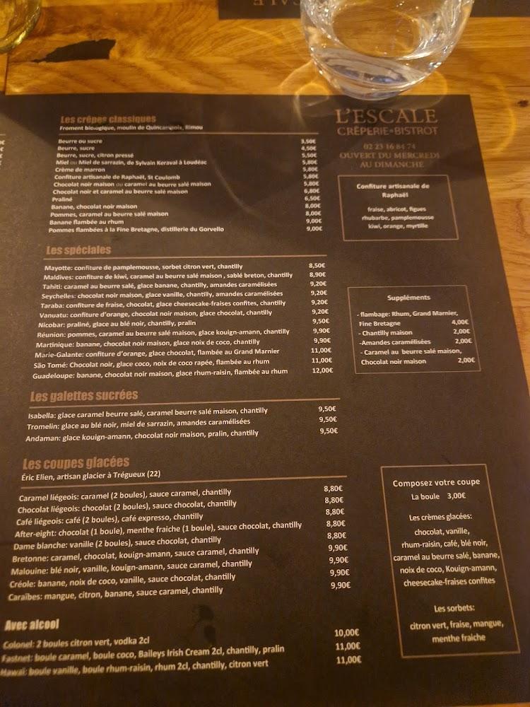 L'escale - Menu Image 3